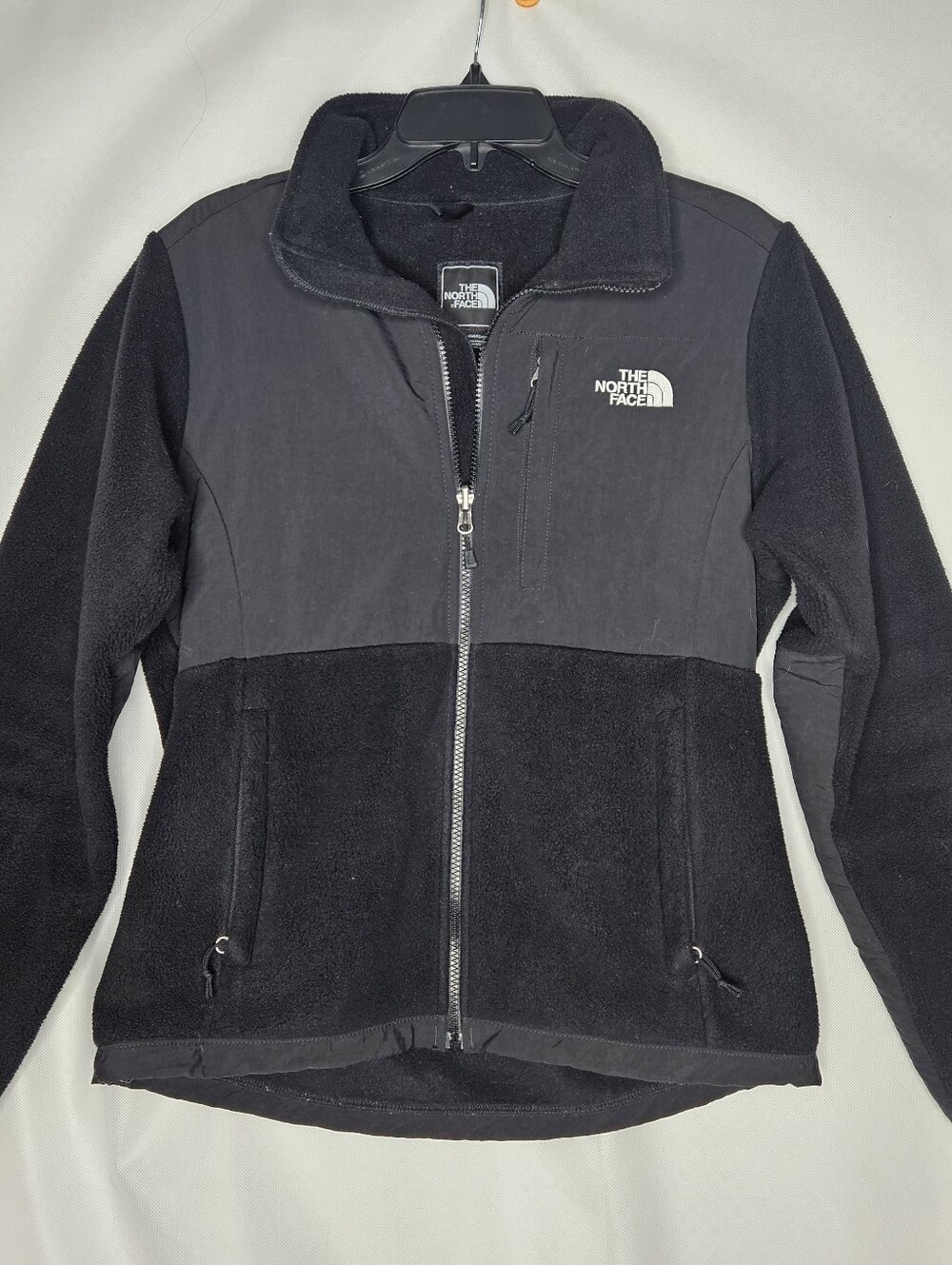 North Face Women’s Denali Polartec Black Fleece M Full Zip EUC